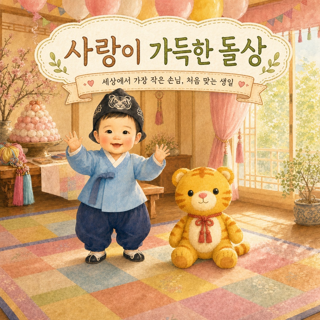 사랑이 가득한 돌상