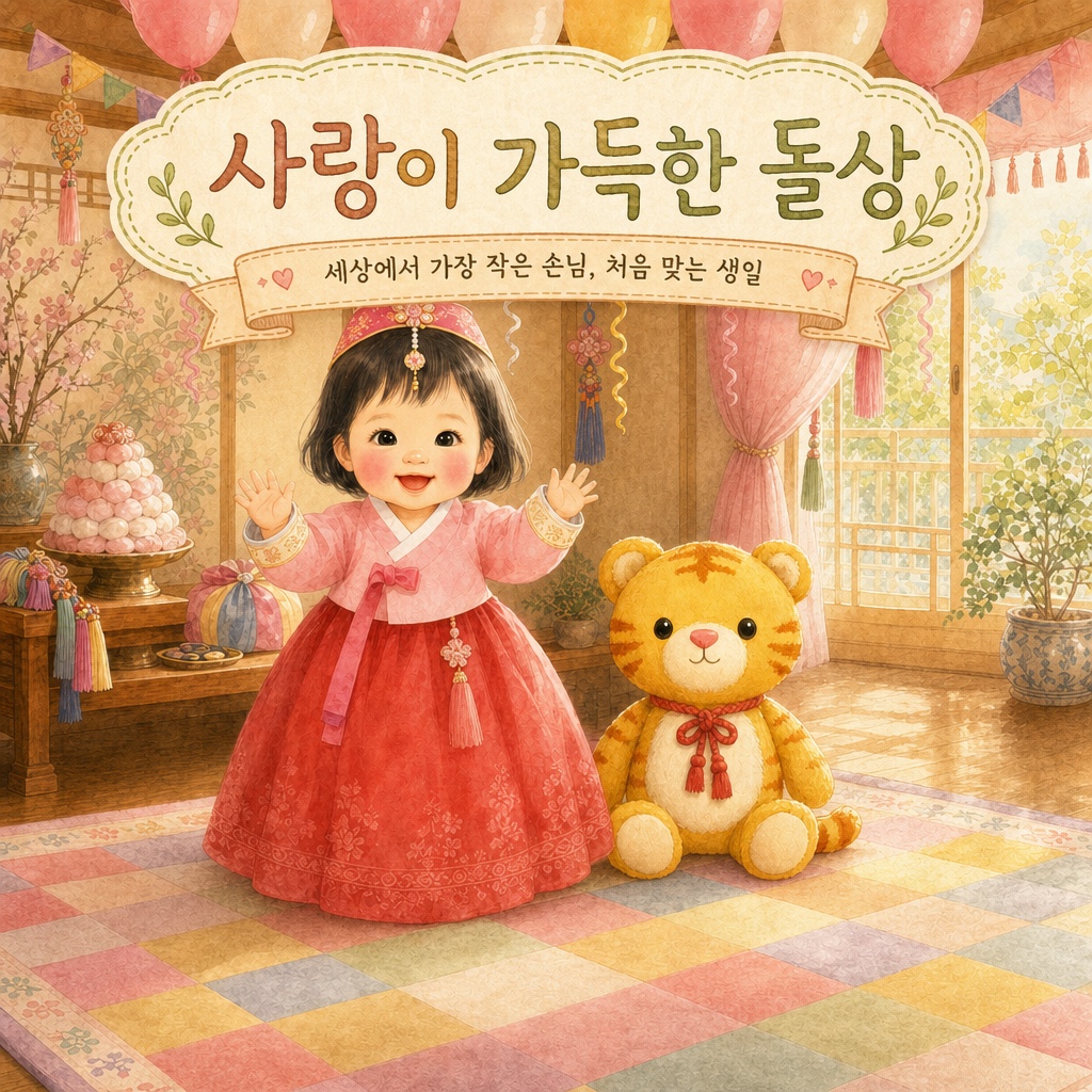 사랑이 가득한 돌상